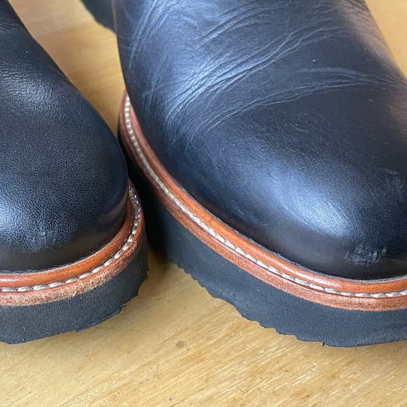 Men’s 10.5 M Samuel Hubbard Black Leather Founder Comfort Dress Shoe Vibram Sole - Picture 7 of 15